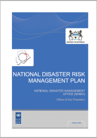National Disaster Risk Management Plan