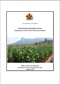 The National Resilience Plan: Breaking the cycle of food insecurity in Malawi