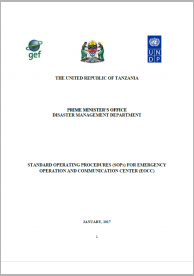 Standard Operating Procedures (SOPs) for Emergency Operation and Communication Center (EOCC)