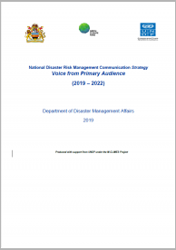 National Disaster Risk Management Communication Strategy (2019-2022)