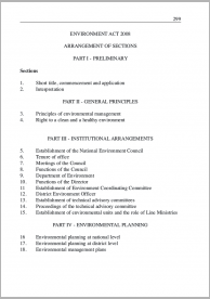 Environment Act 2008